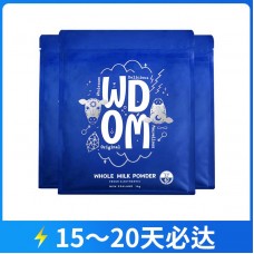 【快线】【新西兰直邮包邮】WDOM 渥康 全脂牛奶粉 1公斤x3袋/箱（收件人身份证必须上传）【新疆、西藏、内蒙古、青海、宁夏、海南、甘肃，需加收运费】